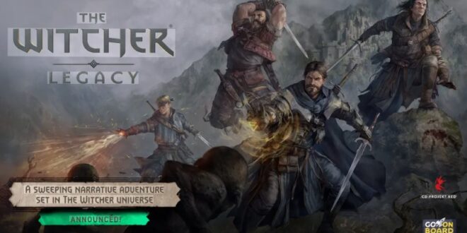 The Witcher Legacy – Un troisième jeu de société basé sur la célèbre franchise est offert en sociofinancement