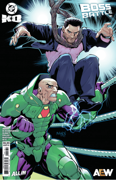 Boss Battle #1 : variante de la couverture faite par Gleb Melnikov