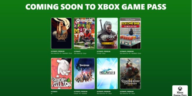 Xbox Game Pass – Les nouveautés en date du 22 février 2026