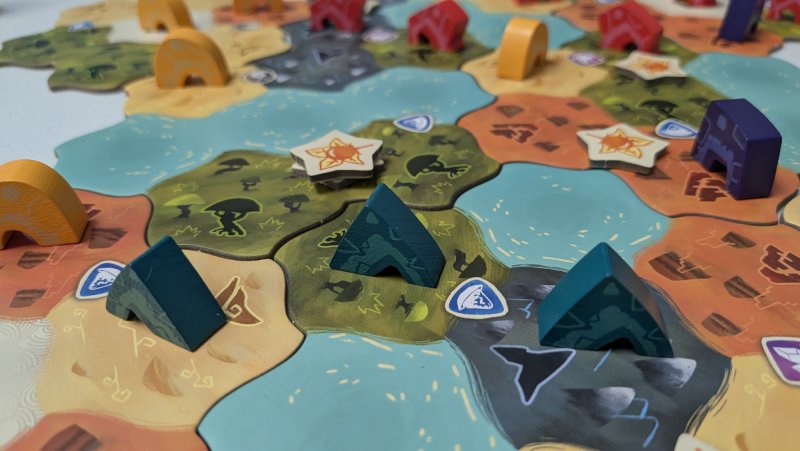 Une partie à quatre joueuses