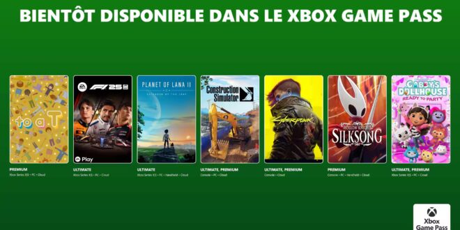 Les nouveautés sur Xbox Game Pass en date du 16 mars 2026