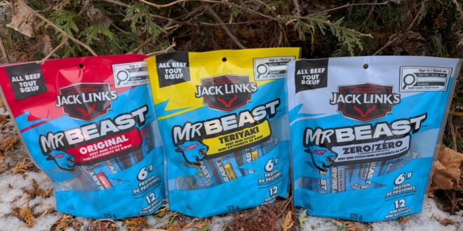 Mini-bâtonnets de boeuf Jack Link&rsquo;s MrBeast : pas bête comme collation protéinée