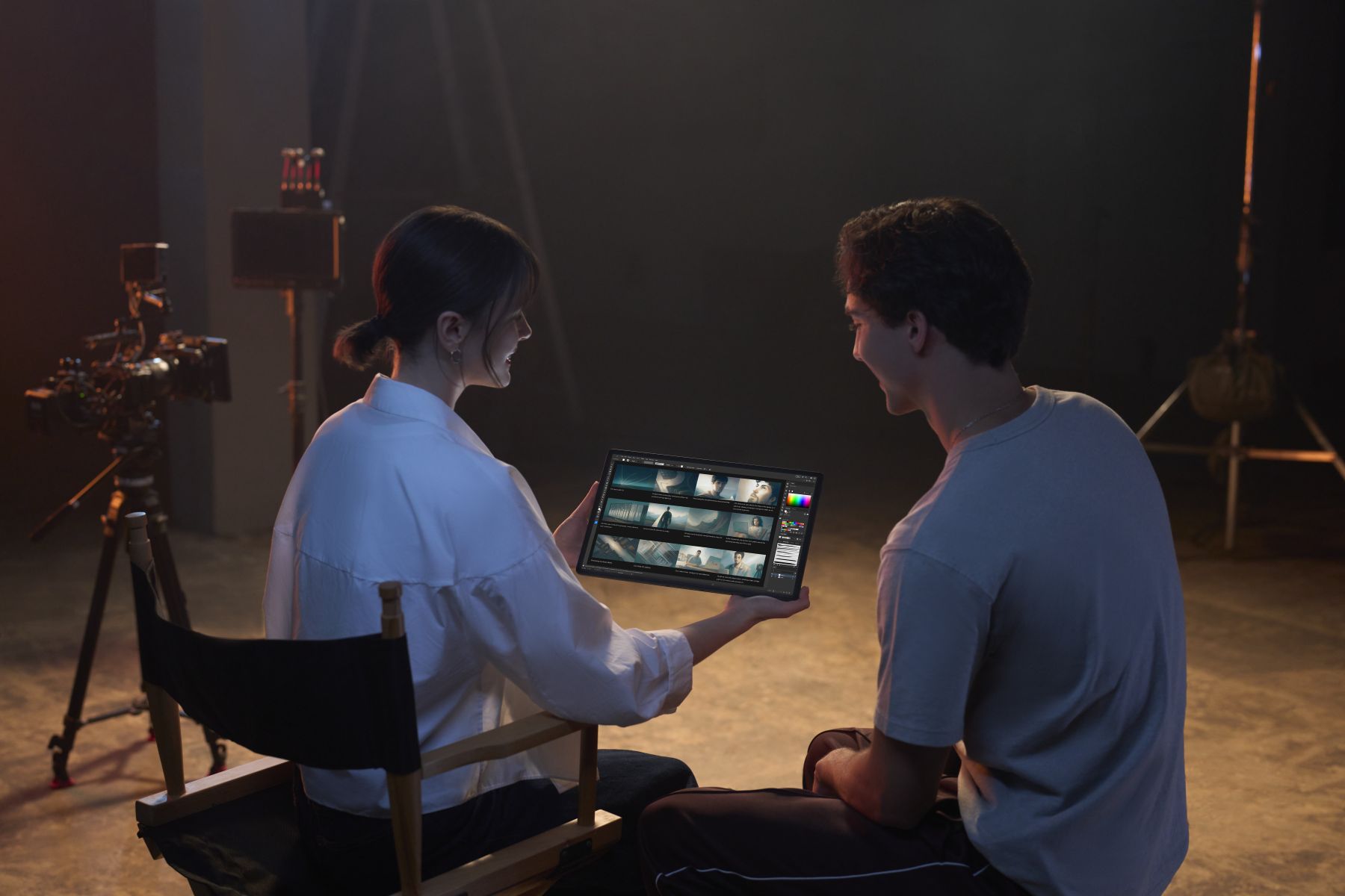 ASUS ProArt PZ14 tablette scenario réalisation cinématographique