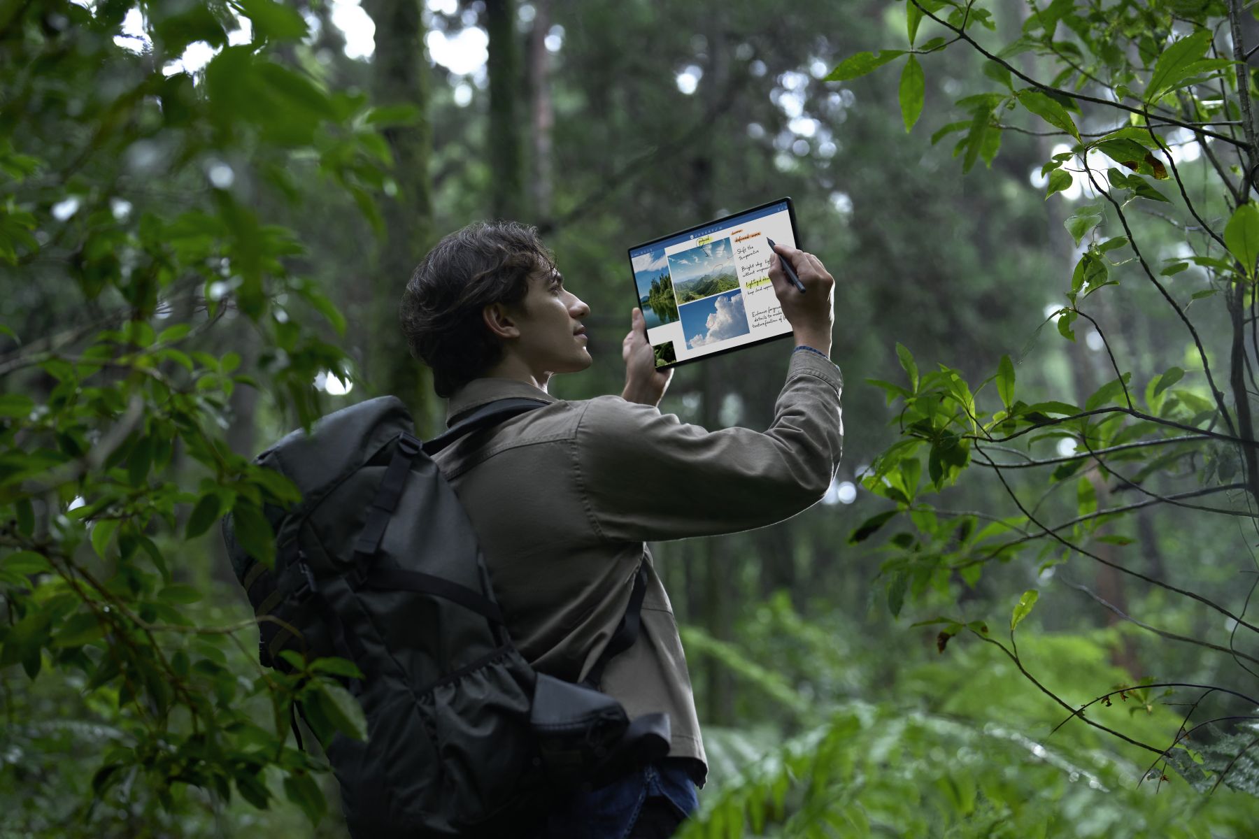 ASUS ProArt PZ14 scénario dans la nature