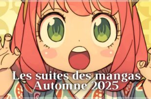 Les suites des mangas de l'automne 2025